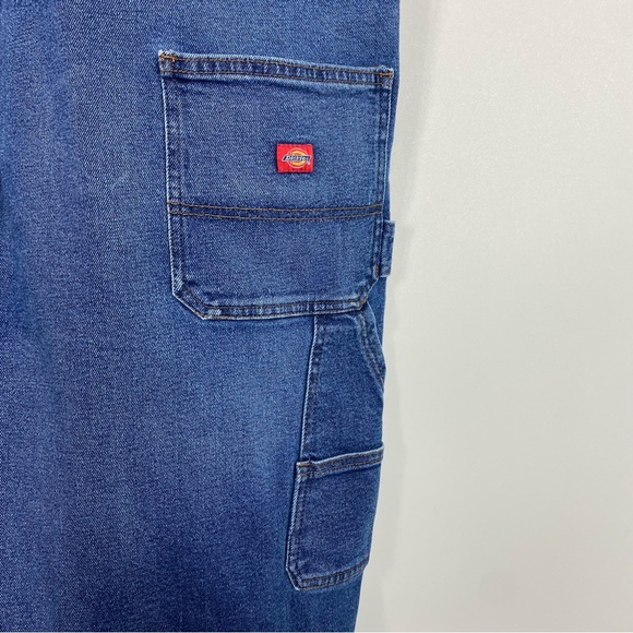 Dickies Overalls Womens 2XL Blue Relaxed Straight Workwear Bibs Adjustable - Picture 14 of 16